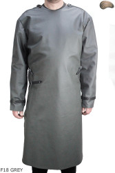 copy of Leather apron F18 GREY protective front with sleeves / butcher / welding / cook / barbecue / locksmith