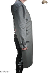 copy of Leather apron F18 GREY protective front with sleeves / butcher / welding / cook / barbecue / locksmith