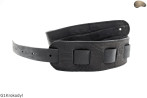 G1 Crocodile leather electric guitar/bass strap