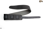 G3 guitar strap, double-sided leather strap for electric bass guitar