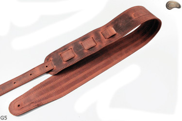 G5 elektromos/basszusgitár heveder, valódi bőr