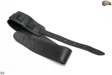 G6 guitar strap, double-sided leather strap for electric bass guitar