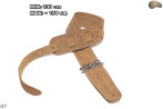 Sangle pour guitare électrique/basse G7 en cuir naturel