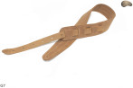 G electric/bass guitar strap, genuine leather