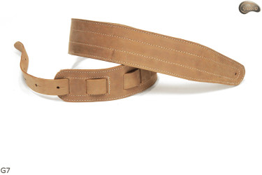 G electric/bass guitar strap, genuine leather