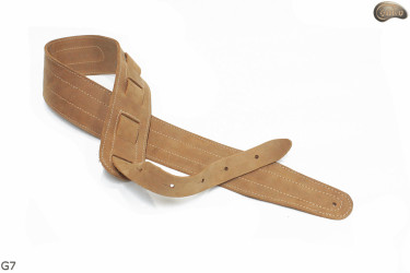 G7 elektromos/basszusgitár heveder, valódi bőr