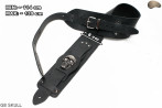 G8 SKULL electric/bass guitar strap, genuine leather