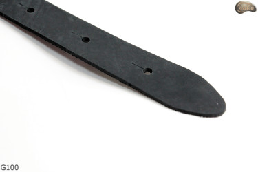 G100 BLUE electric/bass guitar strap, genuine leather, reversible