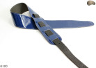G100 BLUE electric/bass guitar strap, genuine leather, reversible