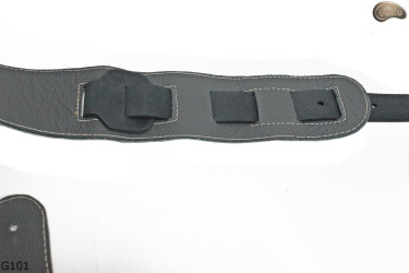 G101 electric/bass guitar strap, genuine leather, reversible