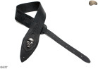 G637 SKULL electric/bass guitar strap, genuine leather