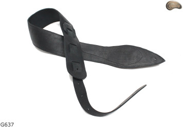 G637 SKULL electric/bass guitar strap, genuine leather