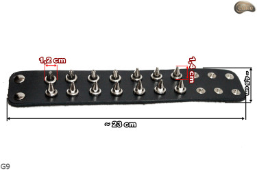 Náramek B9 goth rock metal punk