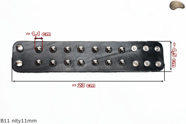 Náramek B11 goth rock metal punk