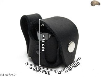 Pouzdro E4 BLACK MAT na buben/zásobník revolveru 1873 Colt Peacemaker kal.44