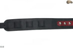 G10 electric/bass guitar strap, genuine leather, reversible
