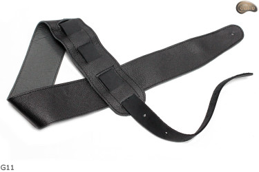 G12 guitar strap, double-sided leather strap for electric bass guitar