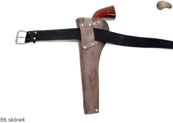 Étui holster E6 BROWN4 pour revolver COLT Cattleman 7,5" Remington 8"