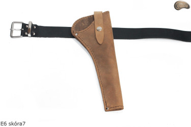 Pouzdro na revolver COLT Cattleman 7,5" Remington 8", E6 BROWN7