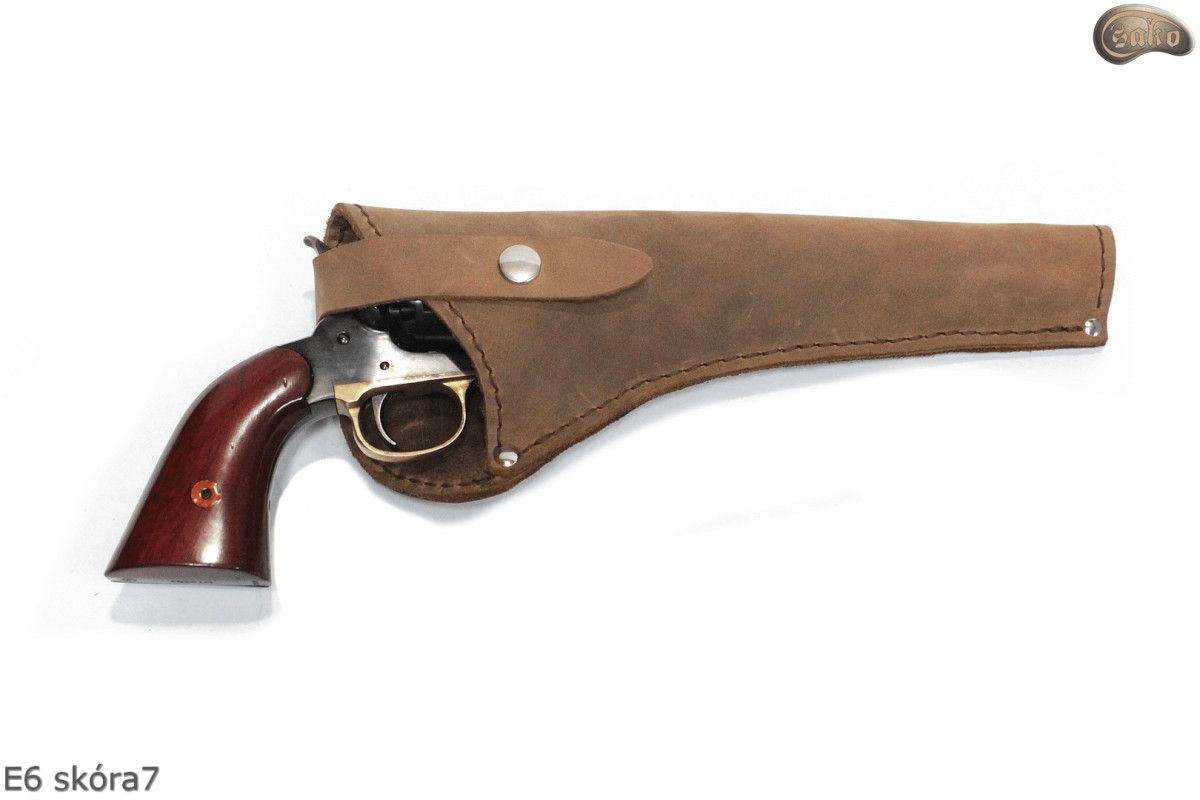 Pouzdro na revolver COLT Cattleman 7,5" Remington 8", E6 BROWN7
