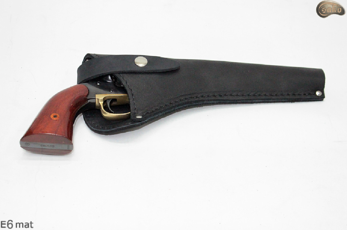 Pouzdro na revolver COLT Cattleman 7,5" Remington 8", E6 BLACK MAT