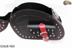 LEATHER SADDLEBAGS S262 RED