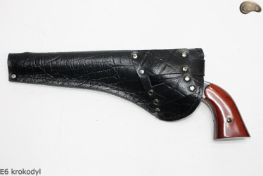 Holster case cover E6 CROCODILE revolver COLT Cattleman 7,5" Remington 8"