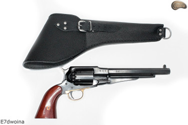 Táska tok E7 hasított bőr revolver COLT Cattleman 7,5„ Remington 8”