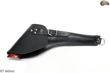 Holster case cover E7 BLACK GLOSSY revolver COLT Cattleman 7,5" Remington 8"