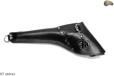 Holster case cover E7 BLACK GLOSSY revolver COLT Cattleman 7,5" Remington 8"