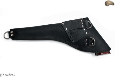 Holster case cover E7 BLACK MAT revolver COLT Cattleman 7,5" Remington 8"