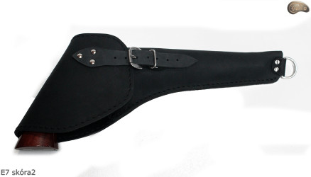 Holster case cover E7 BLACK MAT revolver COLT Cattleman 7,5" Remington 8"