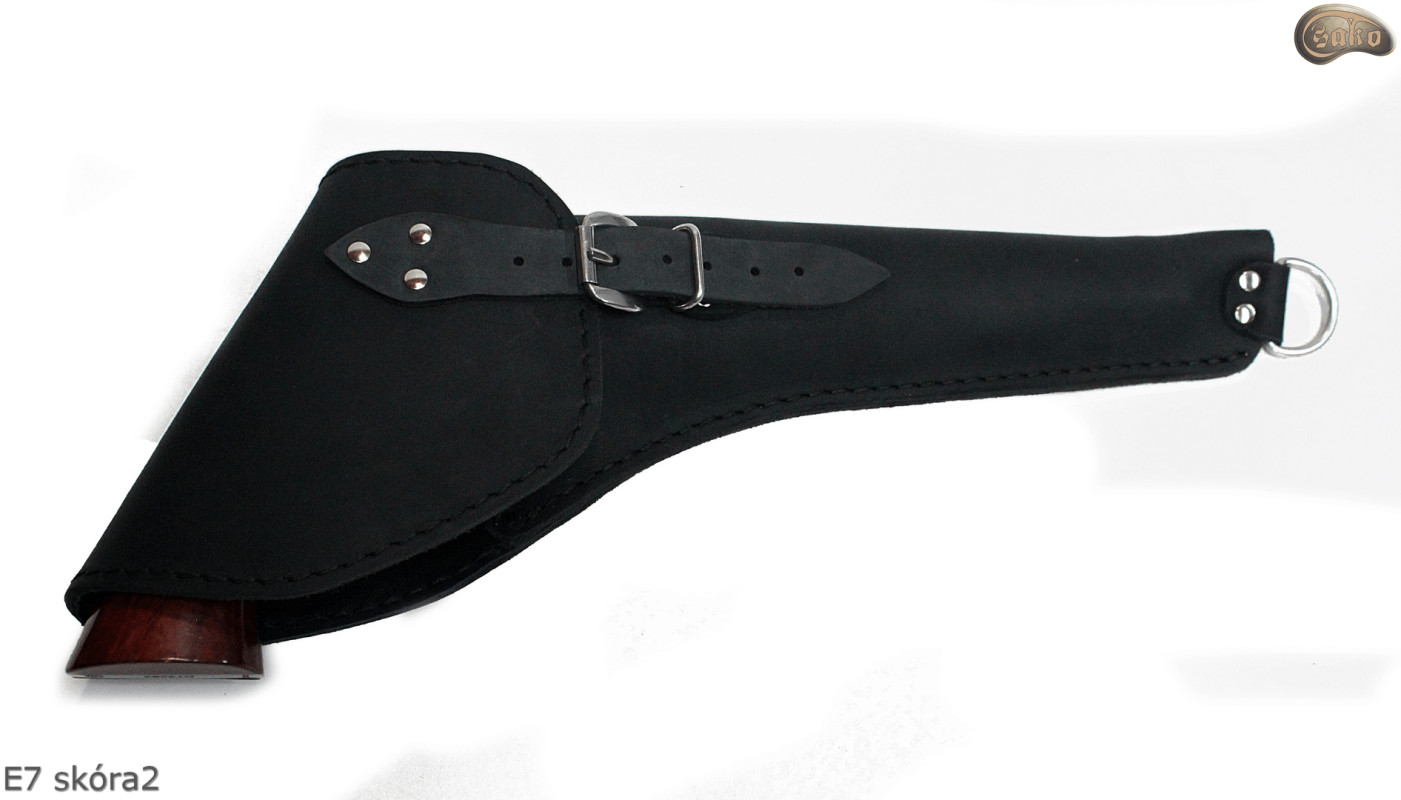 Holster case cover E7 BLACK MAT revolver COLT Cattleman 7,5" Remington 8"