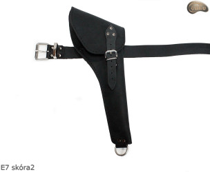 Holster case cover E7 BLACK MAT revolver COLT Cattleman 7,5" Remington 8"