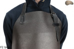 Kožená ochranná zástěra F2 BROWN /řezník/svářeč/kuchař/grilovač/zámečník