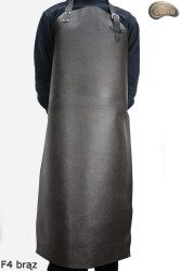 Tablier de protection en cuir F4 BROWN /boucher/soudure/chef/barbecue/serrurier