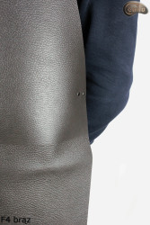 Kožená ochranná zástěra F4 BROWN /řezník/svářeč/kuchař/grilovač/zámečník