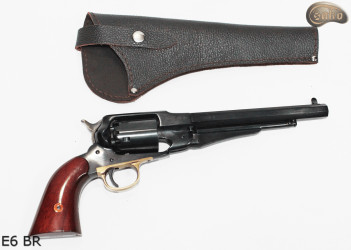 Pouzdro na revolver Remington Colt Cattleman 44, dvojité brown, E6