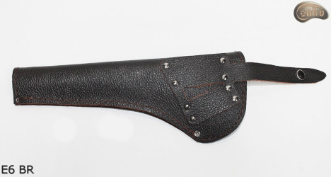 Pouzdro na revolver Remington Colt Cattleman 44, dvojité brown, E6