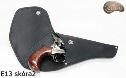 Holster case cover E13 BLACK MAT revolver Remington 3" Colt Cattleman 3,5"