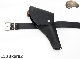 Holster case cover E13 BLACK MAT revolver Remington 3" Colt Cattleman 3,5"