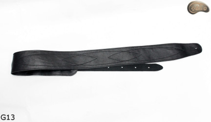 G13 kytarový popruh, oboustranný kožený popruh pro elektrickou baskytaru