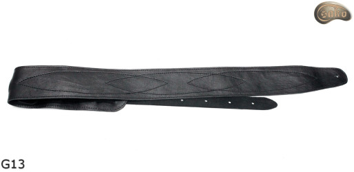 G13 kytarový popruh, oboustranný kožený popruh pro elektrickou baskytaru