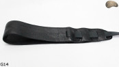 G14 guitar strap, double-sided leather strap for electric bass guitar