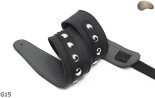 G15 guitar strap, double-sided leather strap for electric bass guitar