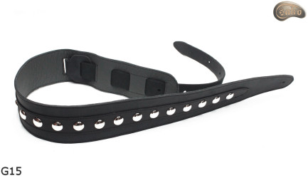 Sangle pour guitare G15 en cuir, sangle double face pour guitare basse électrique