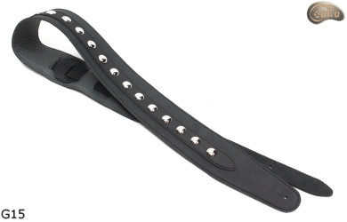 G15 kytarový popruh, oboustranný kožený popruh pro elektrickou baskytaru