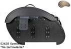 LEATHER SADDLEBAGS S262B WIDE *TO ORDER*