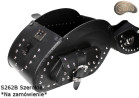 LEATHER SADDLEBAGS S262B WIDE *TO ORDER*