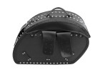 LEATHER SADDLEBAGS S152 SKULL